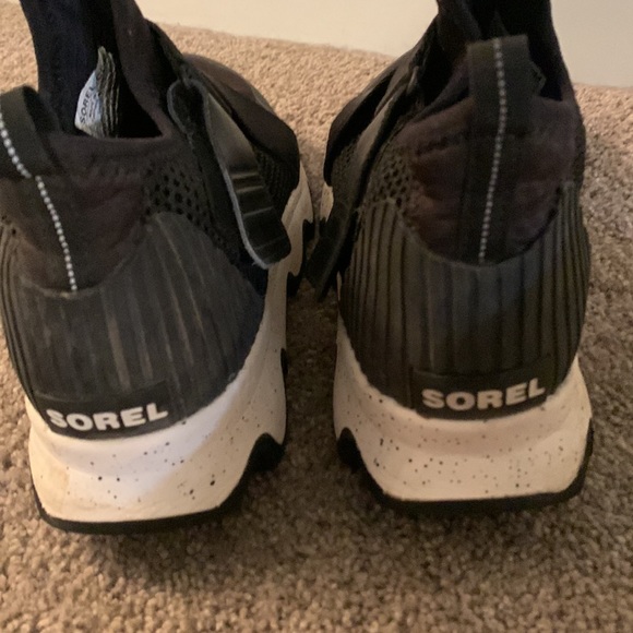 Sorel Sneakers Kinetic Sneak Alpine Tundra Round Toe Womens Black Size 7.5 - Picture 5 of 6